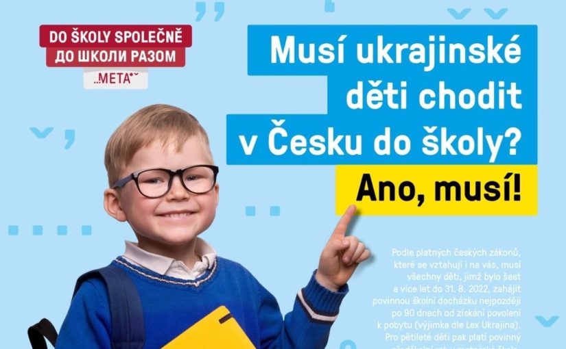 Musí ukrajinské děti chodit v Česku do školy? Ano, musí!