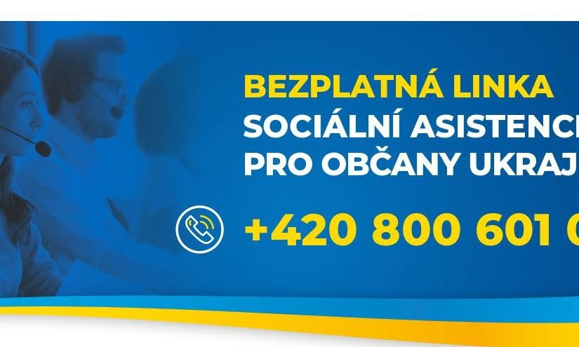 BEZPLATNÁ LINKA SOCIÁLNÍ ASISTENCE PRO OBČANY UKRAJINY